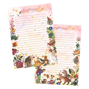 A5 Tijd voor thee Notepad - Double Sided - Romyillustrations