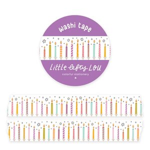 Birthday Candles Washi Tape - Little Lefty Lou 