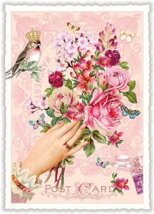 PK 1129 Tausendschön Postcard | Blumenstrauß - Bouquet