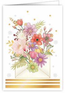 Greeting Card Quire - Thinking of You Flowers