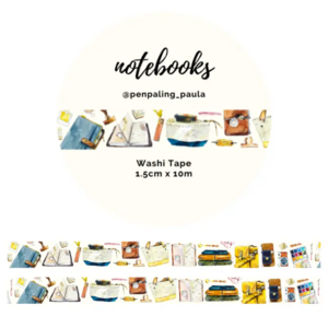 Washi Tape Notebooks by Penpaling Paula