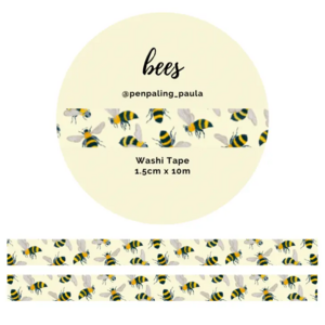 Washi Tape Bees by Penpaling Paula