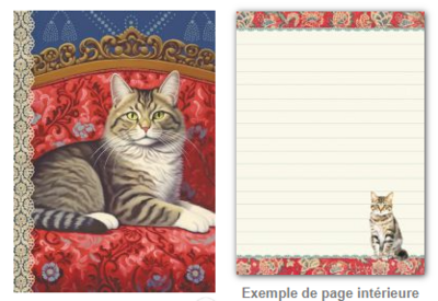 Illustrated little notebook Gwenaëlle Trolez Créations - Chats