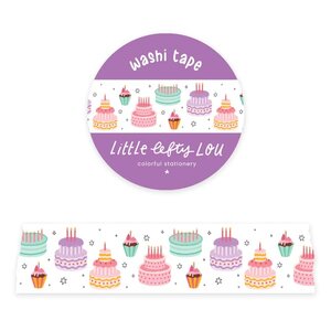 Wide Birthday Cake Washi Tape (20mm)  - Little Lefty Lou 