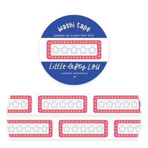 Stars Review Washi Tape - Little Lefty Lou 