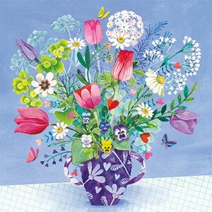 Mila Marquis Postcard | Spring Flower Vase