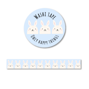 Washi Tape | Bunny Blue - Only Happy Things