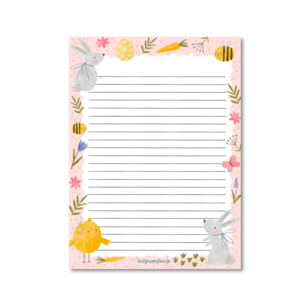A5 Hello Spring Notepad - Only Happy Things