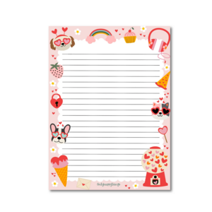 A5 Pawsome love Notepad - Only Happy Things