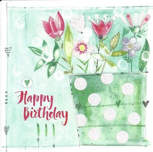 Kerstin Heß Postcard | Spring Flowers (Happy Birthday)