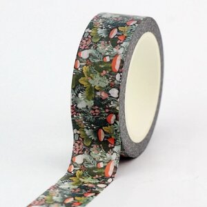 Washi Tape | Forest Mushrooms Red