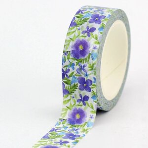 Washi Tape | Purple Flowers