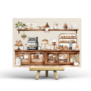 Postcard Coffee Shop by Penpaling Paula