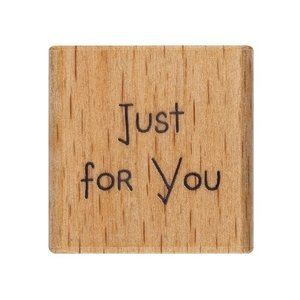 Me to You Wooden rubber stamp | Just For You (SM stamp)