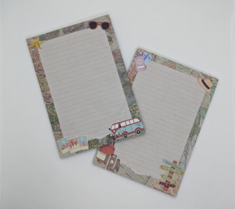 A5 Notepad Travel - by StationeryParlor
