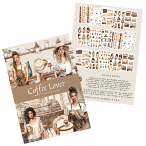 Coffee Lover - Sticker Book by Penpaling Paula