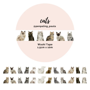 Washi Tape Cats by Penpaling Paula