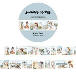 Washi Tape 25mm Summer Scenes by Penpaling Paula