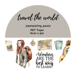 Travel the World - PET-tape by Penpaling Paula