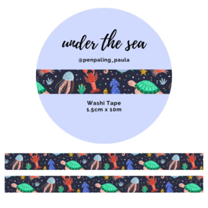 Washi Tape Under the Sea by Penpaling Paula