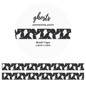 Washi Tape Ghosts by Penpaling Paula