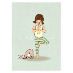 Postcard Belle and Boo | Tree Pose 