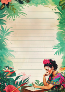 A5 Notepad by Fripperies | Frida Kahlo: Writing letters