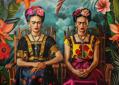 Frida Kahlo: Twee Frida’s | Postcard Fripperies