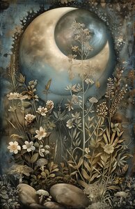 Fairytale Woodland: Moon | Postcard Fripperies