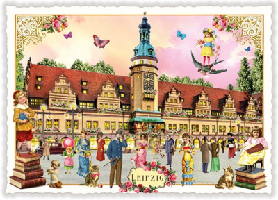 PK 1138 Tausendschön Postcard | Leipzig, Altes Rathaus