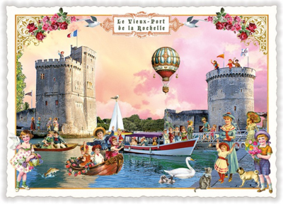 PK 1151 Tausendschön Postcard | La France - La Rochelle, Le Vieux-Port