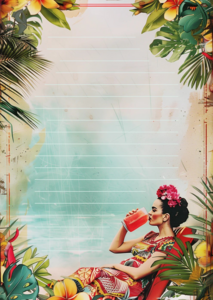 A5 Notepad by Fripperies | Frida Kahlo: Summer