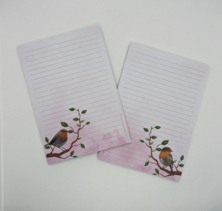 A5 Notepad Robin - by StationeryParlor