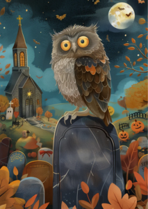 Sweet Halloween: Uil | Postcard Fripperies