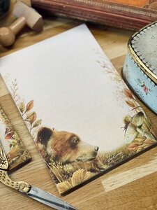 A Beary Sweet Notepad A5 by Iris Esther