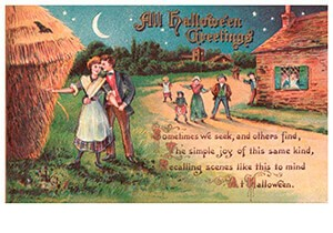 Victorian Halloween Postcard | A.N.B. - All halloween greetings