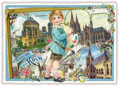 PK 328 Tausendschön Postcard | Gruß aus Köln