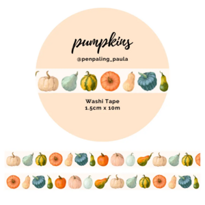 Washi Tape Pumpkins by Penpaling Paula