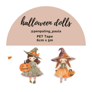 Halloween Dolls - PET-tape by Penpaling Paula