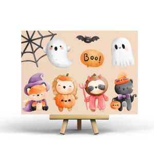 Postcard Halloween Party by Penpaling Paula