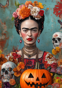 Frida Kahlo: Halloween | Postcard Fripperies