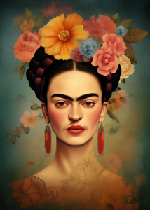 Frida Kahlo: Vintage Portrait | Postcard Fripperies