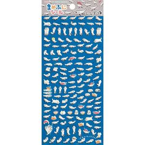 San-X Poofy Spongy Stickers | Shirasu-Tai Fish