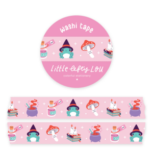 Witchy Frog Pastel Washi Tape - Little Lefty Lou 