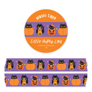 Black Cats Washi Tape - Little Lefty Lou 