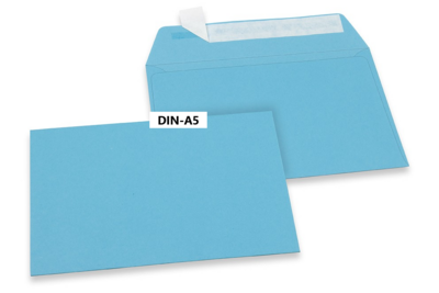 Set of 5 A5 Envelopes | Sky Blue