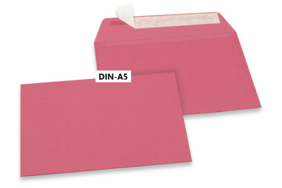 Set of 5 A5 Envelopes | Pink