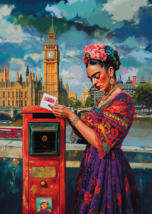 Frida Kahlo: Mailbox | Postcard Fripperies