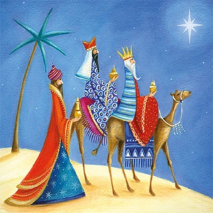 Advocate Art Postcard Christmas | Three Kings