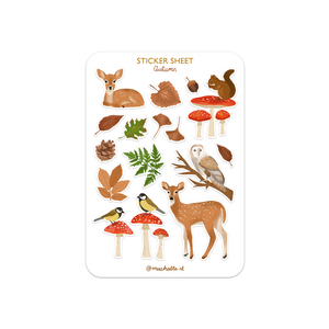 A6 Stickersheet by Muchable | Autumn 